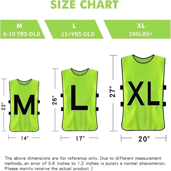 Soccer Training Vest Youth Pinnies