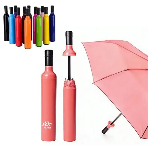 Wine Bottle Umbrella for Rain