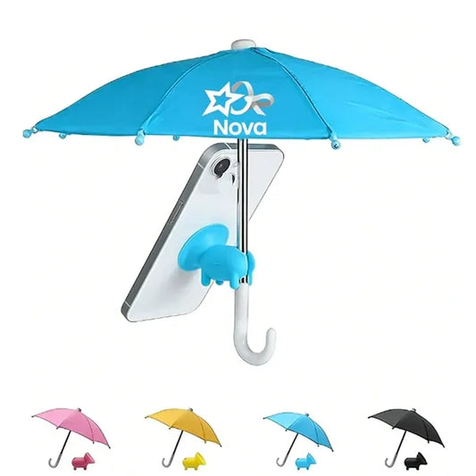 Phone Umbrella for Sun with Suction Cup Stand