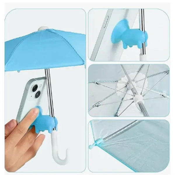 Phone Umbrella for Sun with Suction Cup Stand