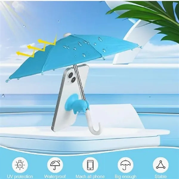 Phone Umbrella for Sun with Suction Cup Stand