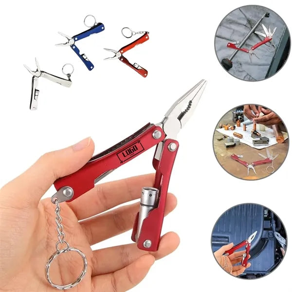 Stainless Steel Multi Tool Pliers With Flashlight