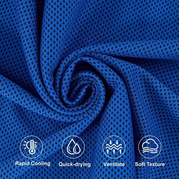 Breathable Cooling Towel With PVC Zip Pocket