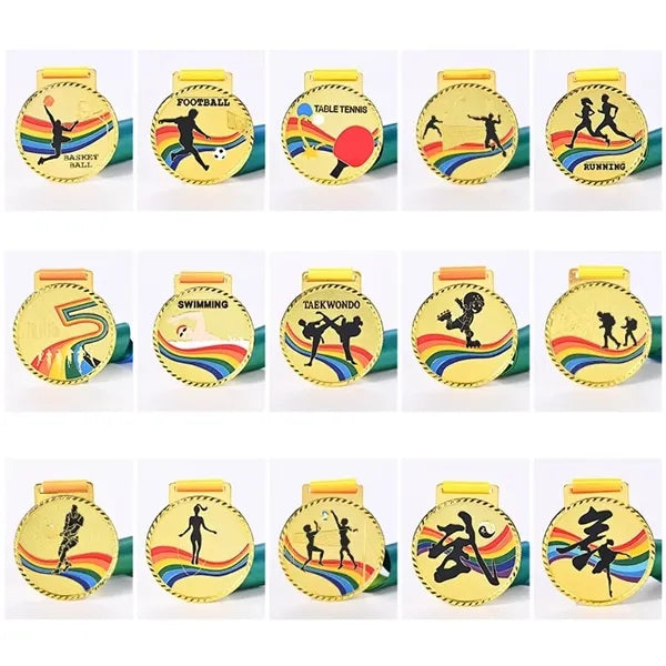 Winner Medals Gold Prizes For Sports