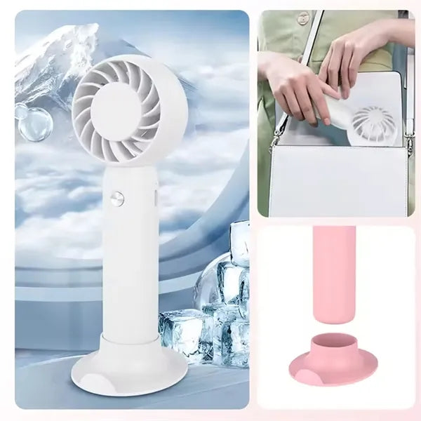 Electric Handheld Fan portable With USB rechargeable Battery