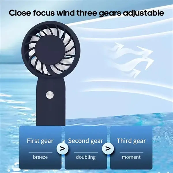 Electric Handheld Fan portable With USB rechargeable Battery