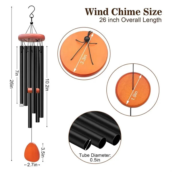 Aluminum Wind Chimes Memorial Gift for Yards and Gardens