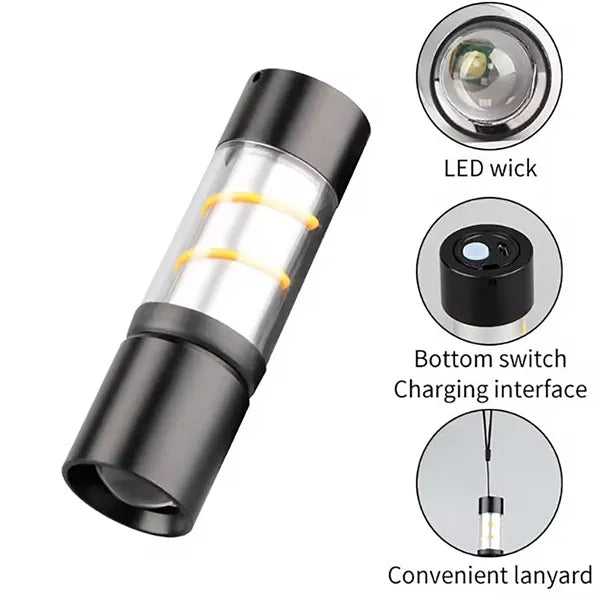 Outdoor Mini Colorful LED Strip Flashlight