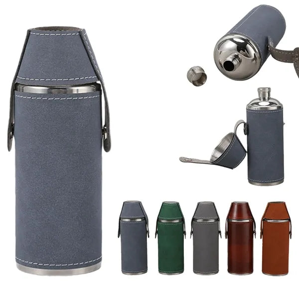 Leather Whiskey Hip Flask