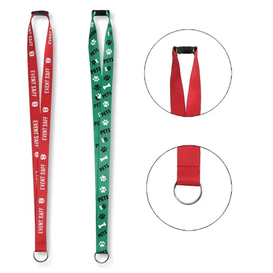 3/4" Custom Sublimated Lanyard With Safety Breakaway