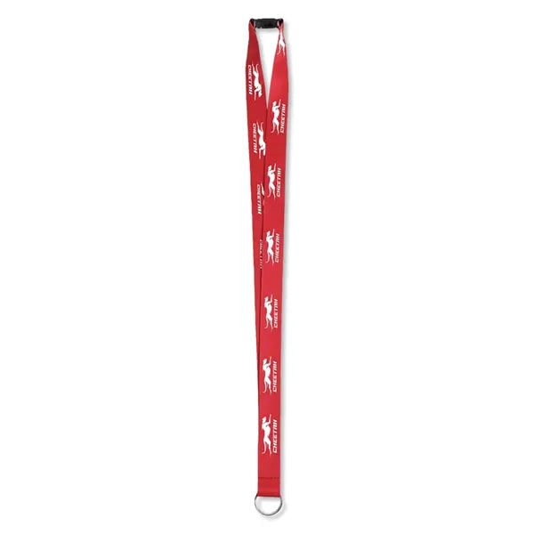 3/4" Custom Sublimated Lanyard With Safety Breakaway
