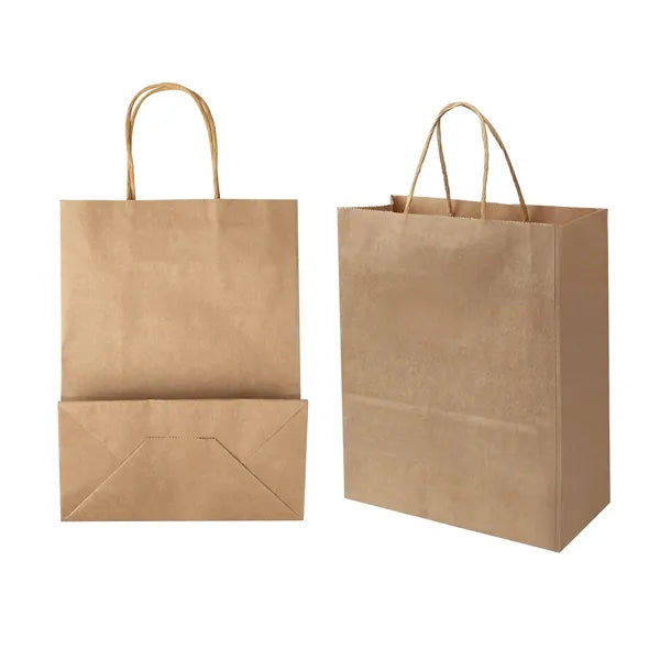 Kraft Paper Shopping Bag Small Gift W/ Handle