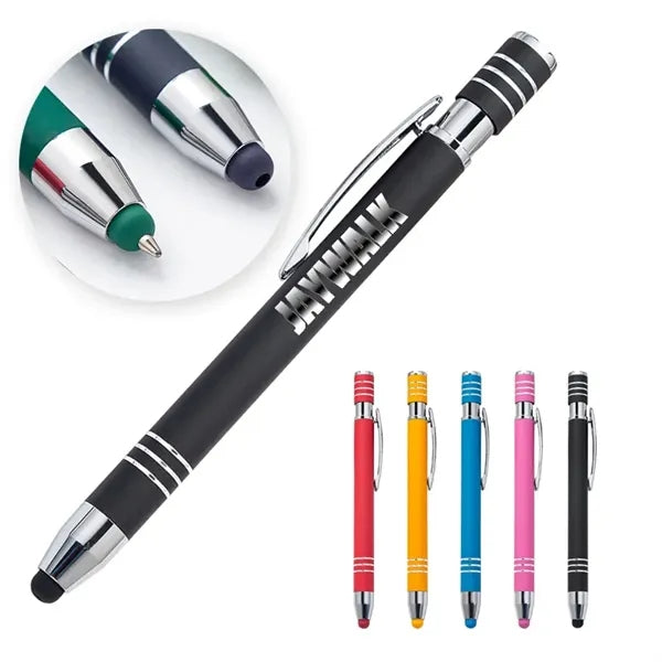 Spin Top Pen With Stylus