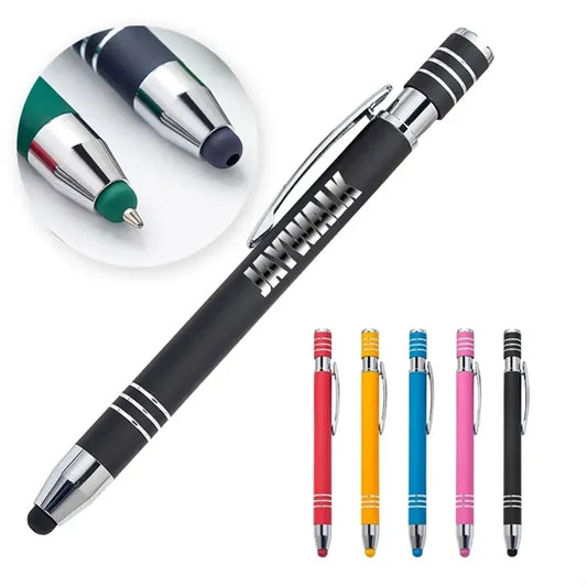 Spin Top Pen With Stylus