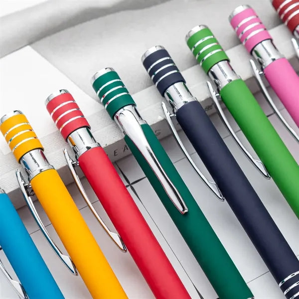Spin Top Pen With Stylus