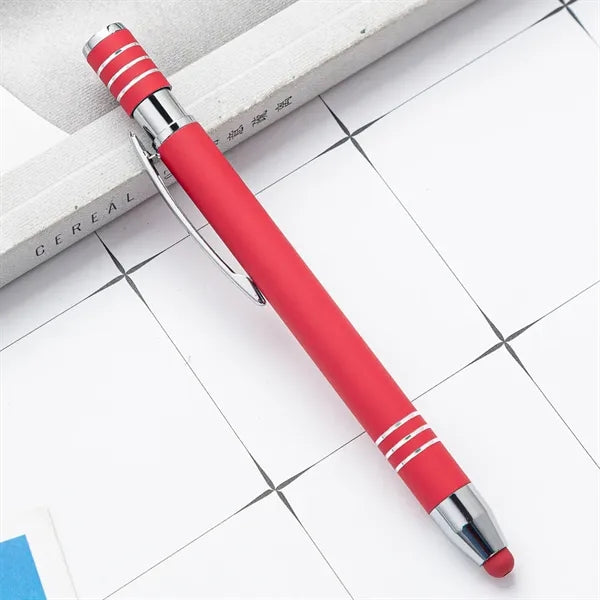 Spin Top Pen With Stylus