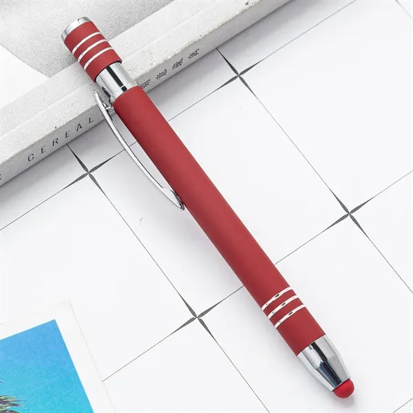 Spin Top Pen With Stylus