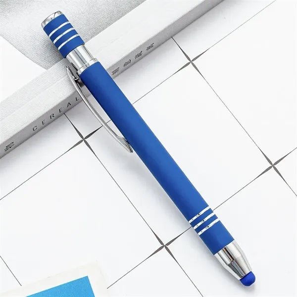 Spin Top Pen With Stylus