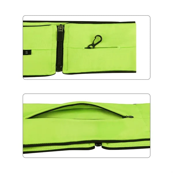 Slim Zipper Running Belt Fanny Pack For Fitness