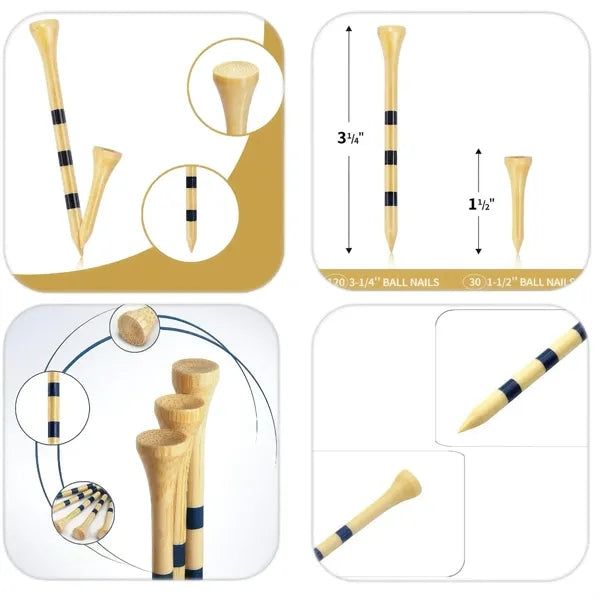 Natural Bamboo Golf Tee