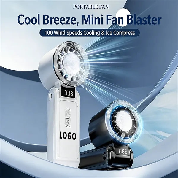 Mini portable fan Semiconductor cooling 120 Rotation