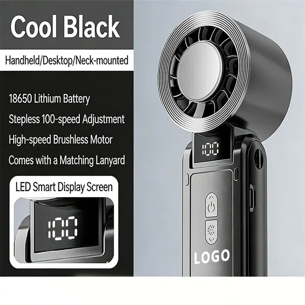 Mini portable fan Semiconductor cooling 120 Rotation