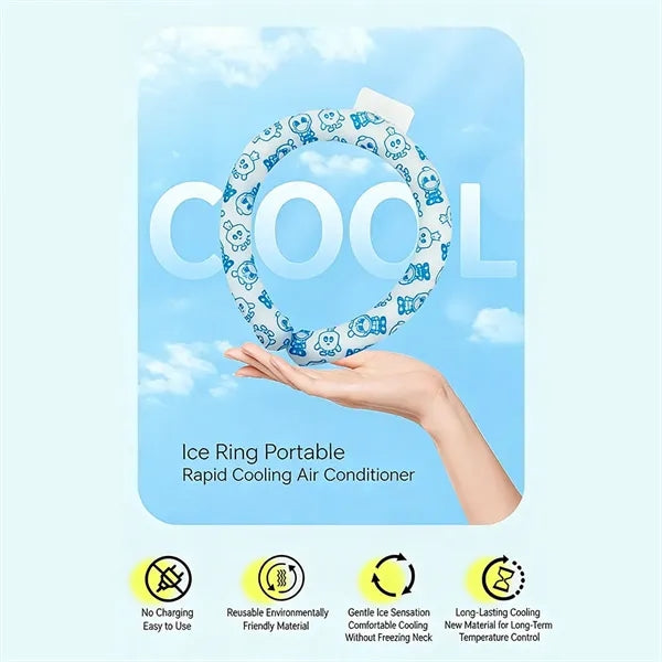 Neck Cooling Tube Wraps Ice Ring eck