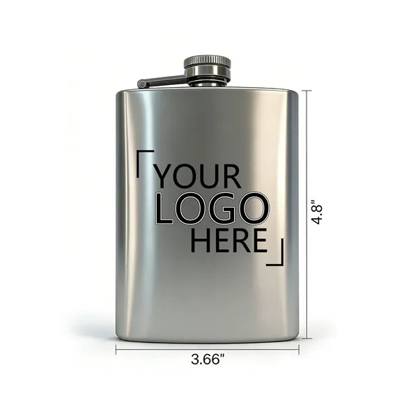 8oz Custom Engraved Hip Flask