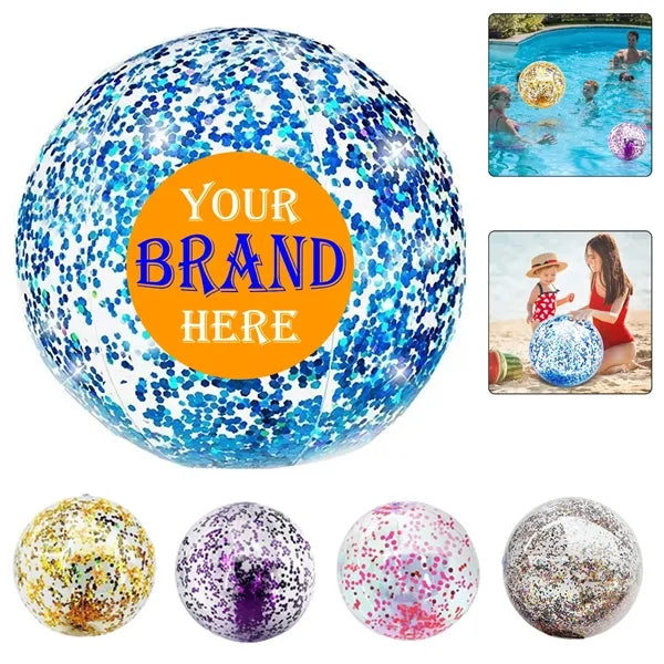 Inflatable Sequin Beach Ball