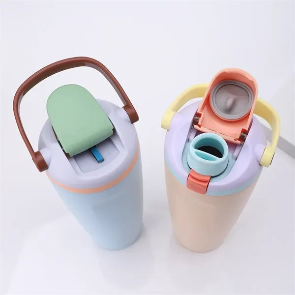 30oz Stainless Steel Freesip Water Bottle with Handle