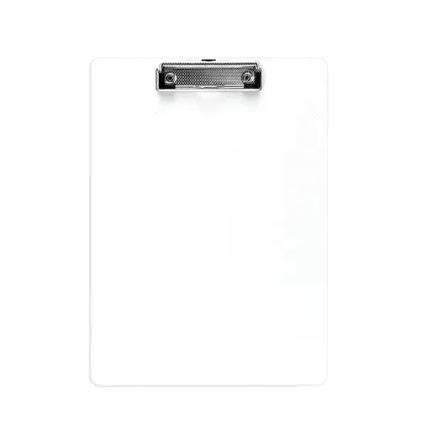A4 Letter Size Plastic Clipboard Slim Profile Custom Logo
