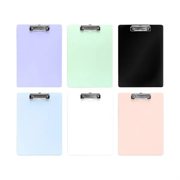 A4 Letter Size Plastic Clipboard Slim Profile Custom Logo