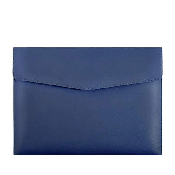 A4 PU Leather Portfolio Magnetic Snap Document Holder