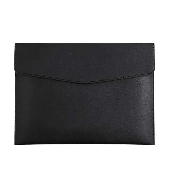 A4 PU Leather Portfolio Magnetic Snap Document Holder