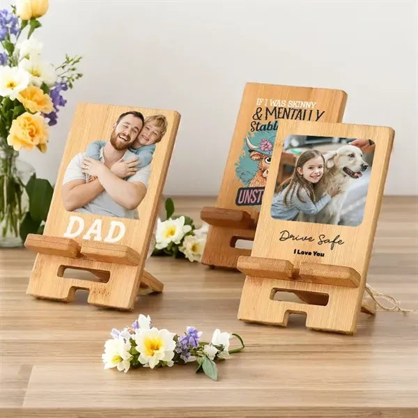 Bamboo Phone Holder DIY Photo