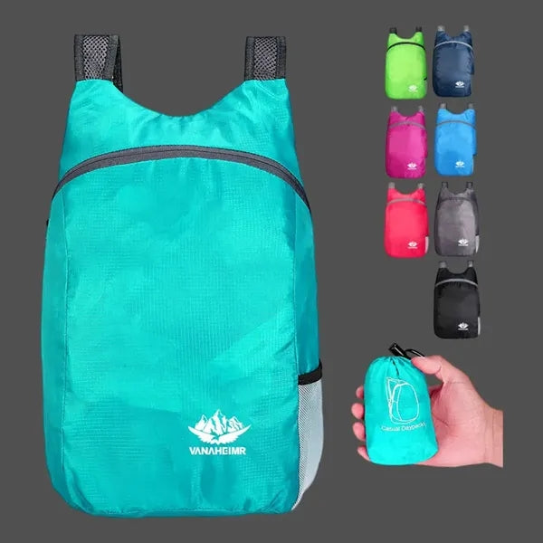 210D Muti-colored Foldable Backpack