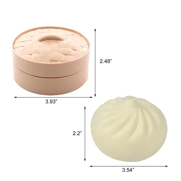 Realistic Bun Squishy Stress Relief Fidget Toy