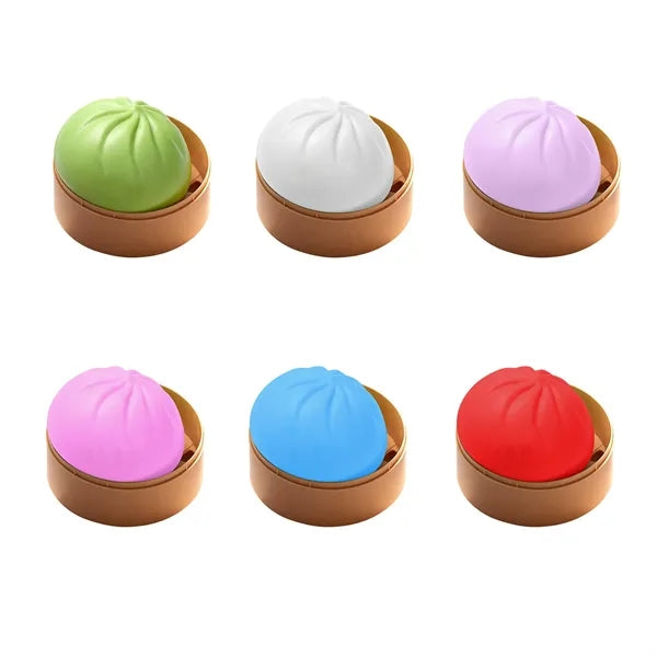 Realistic Bun Squishy Stress Relief Fidget Toy