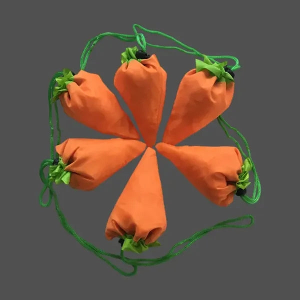 Polyester Carrot Foldable Shopping Bag