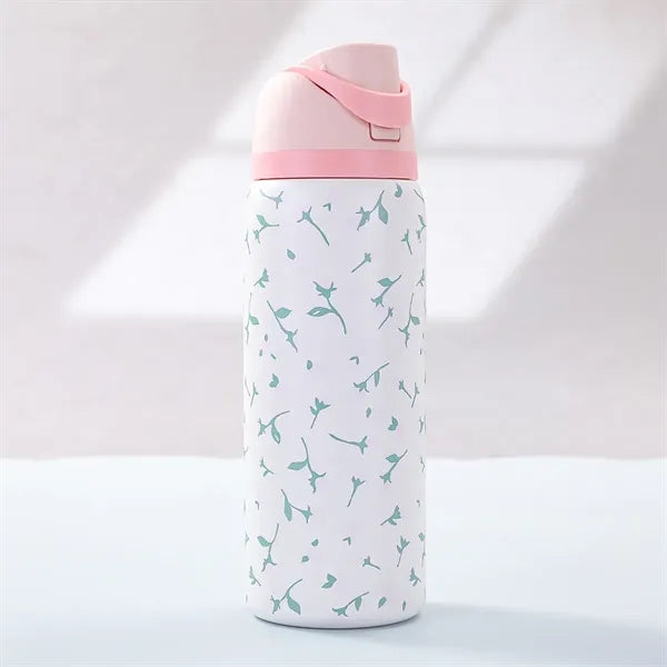 32oz Full Printing Stainless Steel Freesip Water Bottle