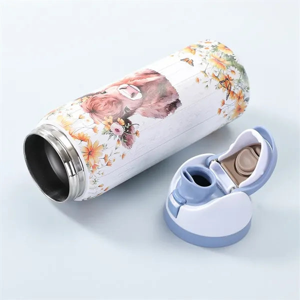 32oz Full Printing Stainless Steel Freesip Water Bottle