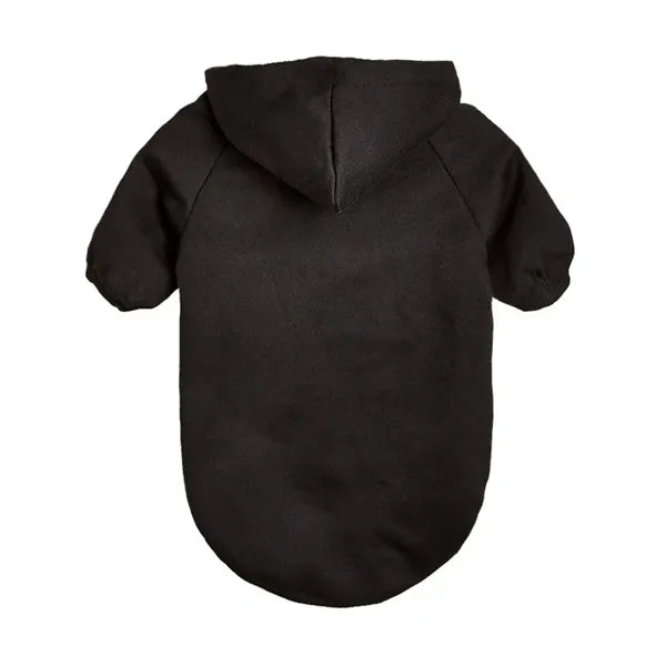 Solid Color Polyester Dog Hoodie Pet Clothes