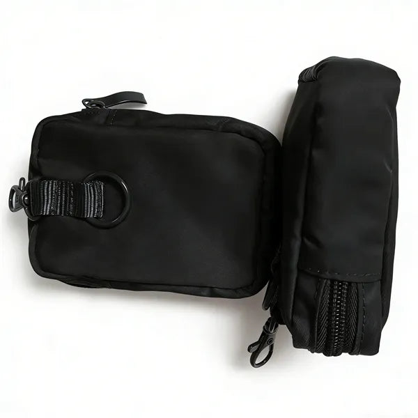 290T Nylon Padded Square Pouch for Commute & Travel