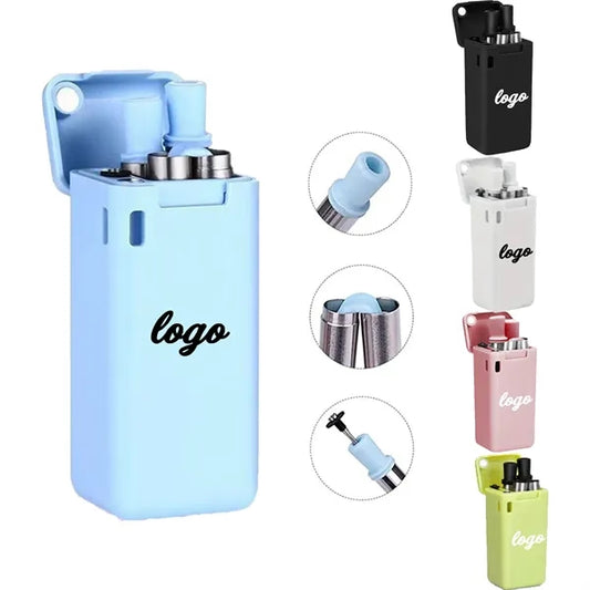 Foldable Straw with Storage Box