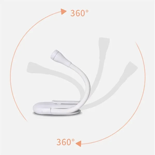 Clip-On USB Rechargeable Soft Glow Eye-Care Reading Light