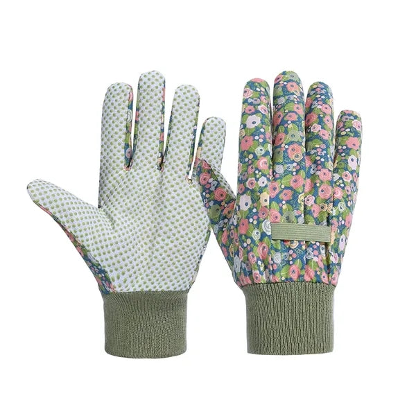 Gardening Protective Gloves With PVC Dispensing