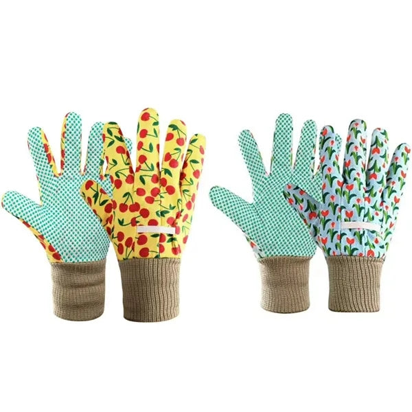 Gardening Protective Gloves With PVC Dispensing