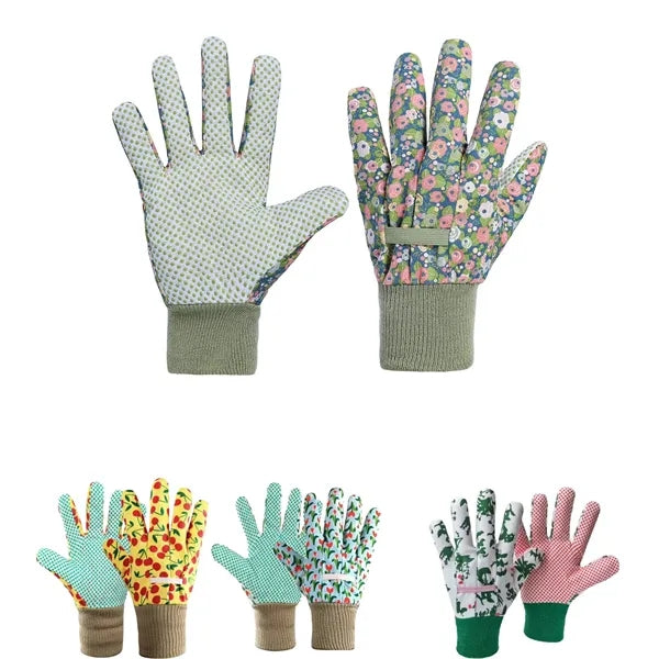 Gardening Protective Gloves With PVC Dispensing