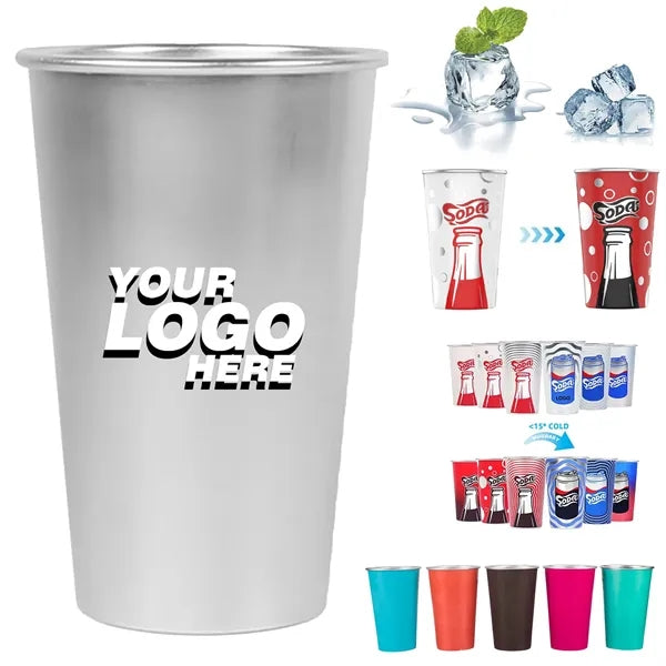 Color Changing Stainless Steel Beer Cup