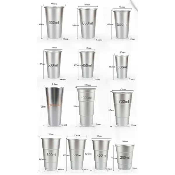 Color Changing Stainless Steel Beer Cup
